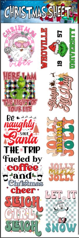 Christmas Gang Sheet 1